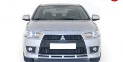 22 899 р. Передний бампер Standart Plus Mitsubishi Lancer 10 хэтчбэк дорестайлинг (2007-2010) (Неокрашенный)  с доставкой в г. Таганрог. Увеличить фотографию 2