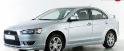 3 599 р. Накладка переднего бампера Elegance Mitsubishi Lancer 10 хэтчбэк дорестайлинг (2007-2010) (Неокрашенная)  с доставкой в г. Таганрог. Увеличить фотографию 4