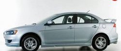 Пороги накладки Elegance Mitsubishi Lancer 10 седан рестайлинг (2011-2017)