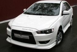 699 р. Реснички Mitsubishi Global-Tuning Mitsubishi Lancer 10 седан дорестайлинг (2007-2010) (Неокрашенные)  с доставкой в г. Таганрог. Увеличить фотографию 2