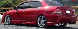 10 599 р. Задний бампер Accolade на Mitsubishi Lancer 9 2-ой рестайлинг седан (2005-2009) (Неокрашенный)  с доставкой в г. Таганрог. Увеличить фотографию 2