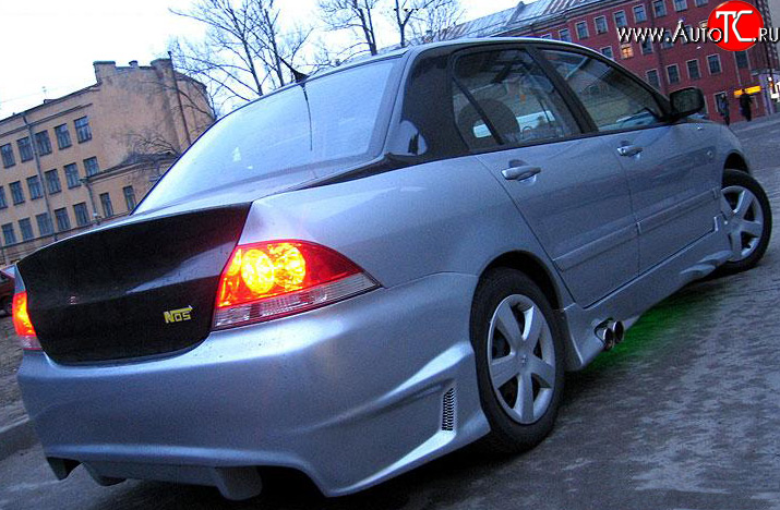 7 549 р. Задний бампер OS Mitsubishi Lancer 9 2-ой рестайлинг седан (2005-2009)  с доставкой в г. Таганрог