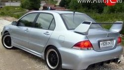 4 099 р. Пороги накладки Underground Mitsubishi Lancer 9 1-ый рестайлинг универсал (2003-2005) (Неокрашенные)  с доставкой в г. Таганрог. Увеличить фотографию 2