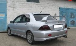 8 299 р. Спойлер в стиле Evo var №2 (средний) Mitsubishi Lancer 9 1-ый рестайлинг седан (2003-2005) (Неокрашенный)  с доставкой в г. Таганрог. Увеличить фотографию 3