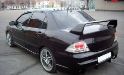 8 299 р. Спойлер в стиле Evo var №2 (средний) Mitsubishi Lancer 9 1-ый рестайлинг седан (2003-2005) (Неокрашенный)  с доставкой в г. Таганрог. Увеличить фотографию 4