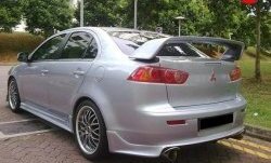 Накладка Zodiak V2 на задний бампер Mitsubishi Lancer 10 CY седан рестайлинг (2011-2017)