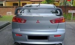 4 999 р. Накладка Zodiak V2 на задний бампер  Mitsubishi Lancer  10 (2007-2017) седан дорестайлинг, седан рестайлинг (Неокрашенная)  с доставкой в г. Таганрог. Увеличить фотографию 3