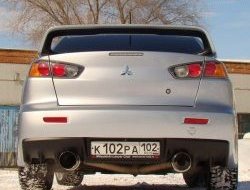 11 699 р. Спойлер Evo V1 Высокий Mitsubishi Lancer 10 седан дорестайлинг (2007-2010) (Неокрашенный)  с доставкой в г. Таганрог. Увеличить фотографию 2