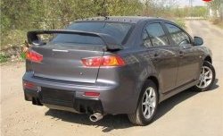 Накладка Evo на задний бампер Mitsubishi Lancer 10 CY седан рестайлинг (2011-2017)