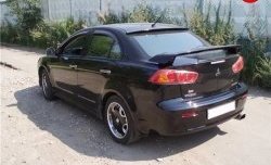 3 899 р. Козырёк на заднее лобовое стекло Sport  Mitsubishi Lancer  10 (2007-2017) седан дорестайлинг, седан рестайлинг (Неокрашенный)  с доставкой в г. Таганрог. Увеличить фотографию 2