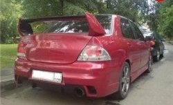 21 999 р. Крышка багажника Evo Mitsubishi Lancer 9 2-ой рестайлинг седан (2005-2009) (Неокрашенная)  с доставкой в г. Таганрог. Увеличить фотографию 3