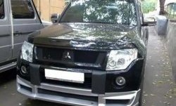 10 599 р. Накладка переднего бампера Sport Mitsubishi Pajero 4 V90 дорестайлинг (2006-2011) (Неокрашенная)  с доставкой в г. Таганрог. Увеличить фотографию 2