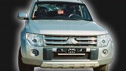 10 499 р. Накладка переднего бампера GT Dynamics Mitsubishi Pajero 4 V90 дорестайлинг (2006-2011) (Дорестайлинг, Неокрашенная)  с доставкой в г. Таганрог. Увеличить фотографию 2