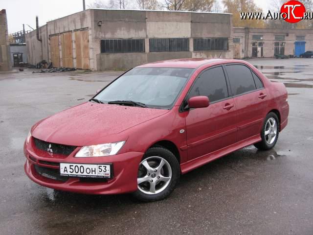 3 399 р. Пороги накладки Mitsubishi Lancer 9 2-ой рестайлинг универсал (2005-2009)  с доставкой в г. Таганрог