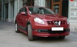 5 799 р. Накладка переднего бампера Городская Легенда Nissan Qashqai 1 дорестайлинг (2007-2010) (Неокрашенная)  с доставкой в г. Таганрог. Увеличить фотографию 2