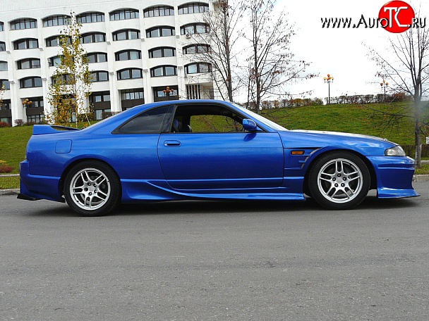 11 649 р. Пороги накладки DoLuck Nissan Skyline R33 (1993-1998) (Неокрашенные)  с доставкой в г. Таганрог