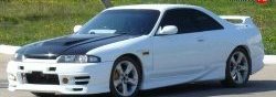 10 549 р. Передний бампер Drift style Nissan Skyline R33 (1993-1998) (Неокрашенный)  с доставкой в г. Таганрог. Увеличить фотографию 1