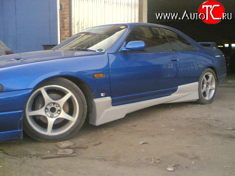 9 549 р. Пороги накладки GTR Nissan Skyline R33 (1993-1998) (Неокрашенные)  с доставкой в г. Таганрог