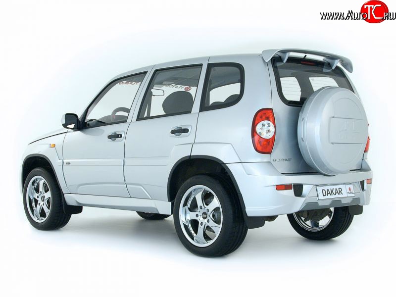 1 999 р. Пороги накладки Dakar Chevrolet Niva 2123 дорестайлинг (2002-2008) (Неокрашенные)  с доставкой в г. Таганрог