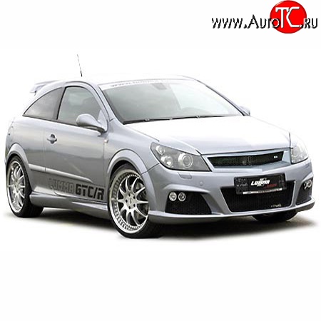 2 499 р. Решётка радиатора Lumma 2 Opel Astra H GTC хэтчбек 3 дв. дорестайлинг (2004-2006) (Неокрашенная)  с доставкой в г. Таганрог