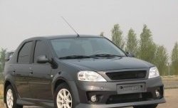 4 699 р. Пороги накладки Power DM 2  Renault Logan  1 (2010-2016) рестайлинг (Неокрашенные)  с доставкой в г. Таганрог. Увеличить фотографию 2