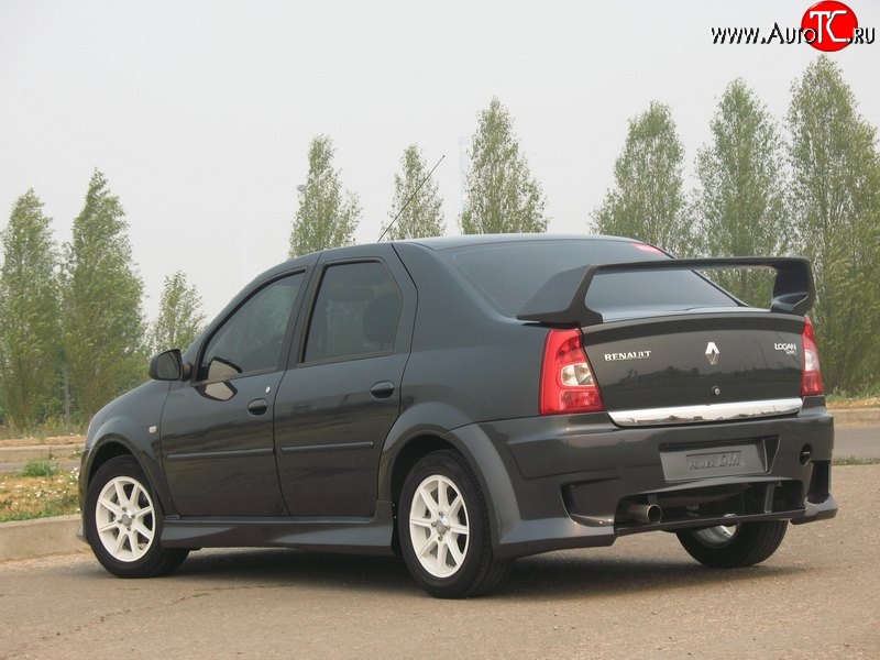 6 499 р. Спойлер Power DM 2 Renault Logan 1 рестайлинг (2010-2016) (Неокрашенный)  с доставкой в г. Таганрог