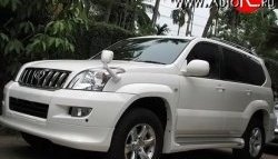 14 149 р. Пороги накладки Original Design Toyota Land Cruiser Prado J120 (2002-2009) (Неокрашенные)  с доставкой в г. Таганрог. Увеличить фотографию 2