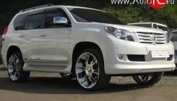 23 899 р. Передний бампер ELFORD  Toyota Land Cruiser Prado  J150 (2009-2013) дорестайлинг (Неокрашенный)  с доставкой в г. Таганрог. Увеличить фотографию 2