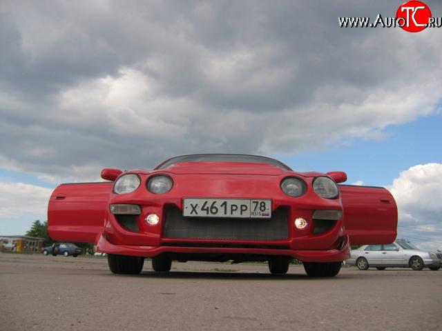 2 249 р. Нижняя юбка (сплошной элерон) Toyota Celica T210 (1993-1999)  с доставкой в г. Таганрог