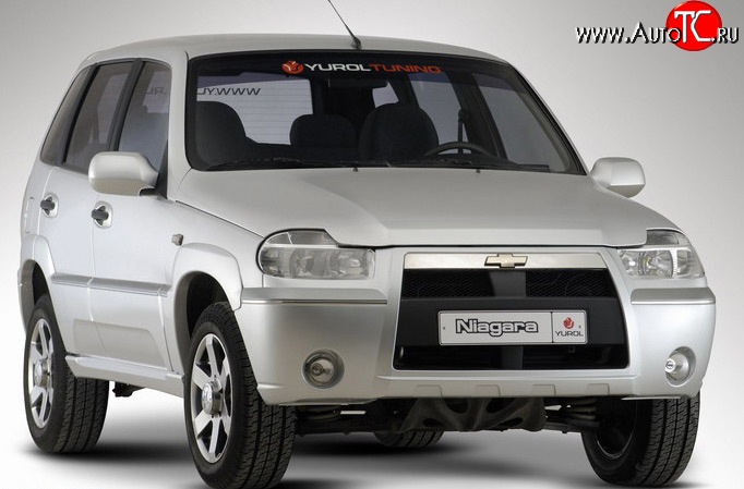 4 799 р. Передний бампер Ниагара 3 Chevrolet Niva 2123 дорестайлинг (2002-2008) (Неокрашенный)  с доставкой в г. Таганрог