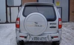 2 299 р. Чехол запасного колеса Chevrolet  Chevrolet Niva  2123 (2002-2020), Лада 2123 (Нива Шевроле) (2002-2021), Лада Нива Трэвел (2021-2024) (Неокрашенный)  с доставкой в г. Таганрог. Увеличить фотографию 3