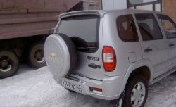 2 299 р. Чехол запасного колеса Chevrolet  Chevrolet Niva  2123 (2002-2020), Лада 2123 (Нива Шевроле) (2002-2021), Лада Нива Трэвел (2021-2024) (Неокрашенный)  с доставкой в г. Таганрог. Увеличить фотографию 4