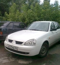 749 р. Решётка радиатора Car.t MMC Style Лада Приора 2171 универсал дорестайлинг  (2008-2014) (Неокрашенная)  с доставкой в г. Таганрог. Увеличить фотографию 2