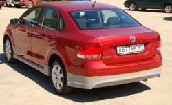 4 999 р. Пороги накладки Racing  Volkswagen Polo  5 (2009-2020) седан дорестайлинг, седан рестайлинг, хэтчбек рестайлинг (Неокрашенные)  с доставкой в г. Таганрог. Увеличить фотографию 2