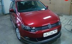 1 149 р. Реснички Racing  Volkswagen Polo  5 (2009-2015) седан дорестайлинг, хэтчбек дорестайлинг (Неокрашенные)  с доставкой в г. Таганрог. Увеличить фотографию 4