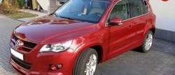 869 р. Накладки на фары CT Volkswagen Tiguan NF дорестайлинг (2006-2011) (Неокрашенные)  с доставкой в г. Таганрог. Увеличить фотографию 3