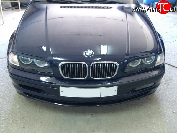 1 149 р. Реснички CarZone  BMW 3 серия  E46 (1998-2001) седан дорестайлинг (Неокрашенные)  с доставкой в г. Таганрог