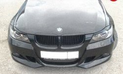 5 999 р. Накладка переднего бампера AC Shnitzer  BMW 3 серия  E90 (2004-2008) седан дорестайлинг (Неокрашенная)  с доставкой в г. Таганрог. Увеличить фотографию 3