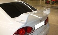 10 699 р. Антикрыло Mugen  Honda Civic  FD (2005-2011) седан дорестайлинг, седан рестайлинг (Неокрашенный)  с доставкой в г. Таганрог. Увеличить фотографию 4