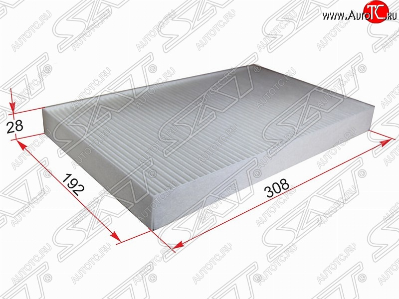 274 р. Фильтр салонный SAT (308x192x28 mm)  Audi 100  С4 - A6 ( С4,  C4,  C5)  с доставкой в г. Таганрог