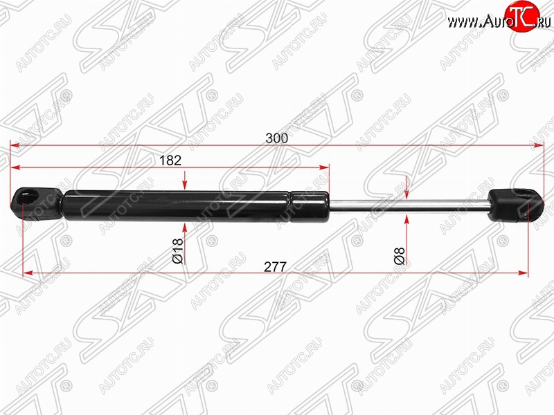 599 р. Упор капота SAT (газовый) Volkswagen Jetta A4 седан (1998-2005)  с доставкой в г. Таганрог