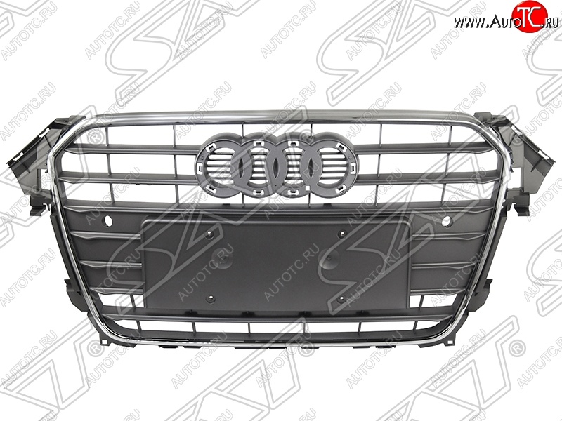 14 399 р. Решетка радиатора SAT  Audi A4  B8 (2011-2015) рестайлинг, седан, рестайлинг, универсал (Неокрашенная)  с доставкой в г. Таганрог