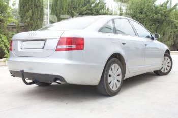 42 749 р. Фаркоп Aragon. (шар V) Audi A6 C6 дорестайлинг, седан (2004-2008)  с доставкой в г. Таганрог. Увеличить фотографию 2