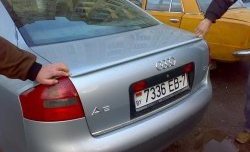 2 399 р. Лип-спойлер Борман Audi A6 C5 дорестайлинг, седан (1997-2001)  с доставкой в г. Таганрог. Увеличить фотографию 2