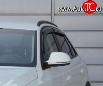 999 р. Комплект дефлекторов окон (ветровиков) 4 шт. Russtal Audi Q3 8U дорестайлинг (2011-2015)  с доставкой в г. Таганрог