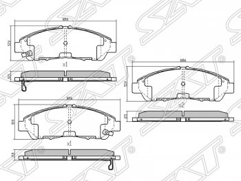 5 349 р. Передние тормозные колодки Brembo Audi Q3 8U дорестайлинг (2011-2015)  с доставкой в г. Таганрог. Увеличить фотографию 2