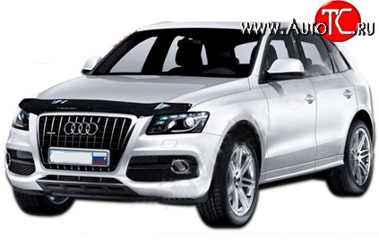 639 р. Дефлектор капота NovLine Audi Q5 8R дорестайлинг (2008-2012)  с доставкой в г. Таганрог