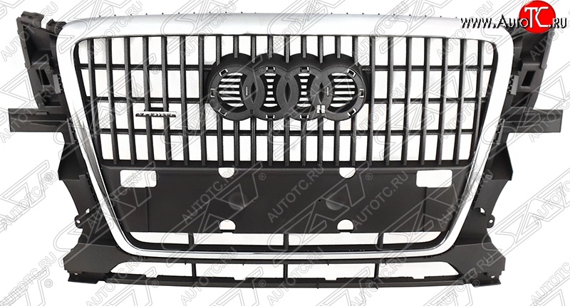 12 249 р. Решетка радиатора SAT  Audi Q5  8R (2008-2012) дорестайлинг (Неокрашенная)  с доставкой в г. Таганрог