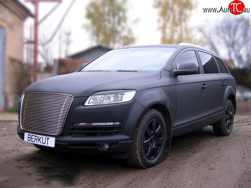 7 299 р. Декоративная вставка воздухозаборника Berkut Audi Q7 4L дорестайлинг (2005-2009)  с доставкой в г. Таганрог