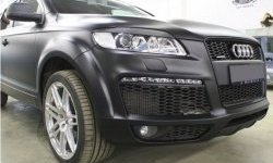 1 479 р. Реснички на фары CT Audi Q7 4L рестайлинг (2009-2015) (Неокрашенные)  с доставкой в г. Таганрог. Увеличить фотографию 3